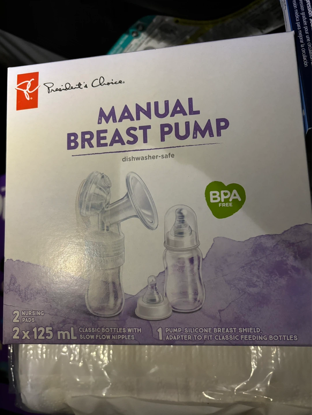 President's Choice Manual Breast Pump