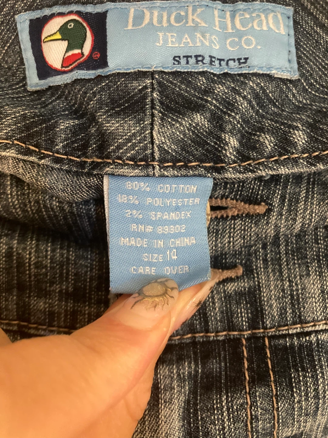 Duck Head Jeans Co. Stretch Denim Skirt Size 14 - photo 3