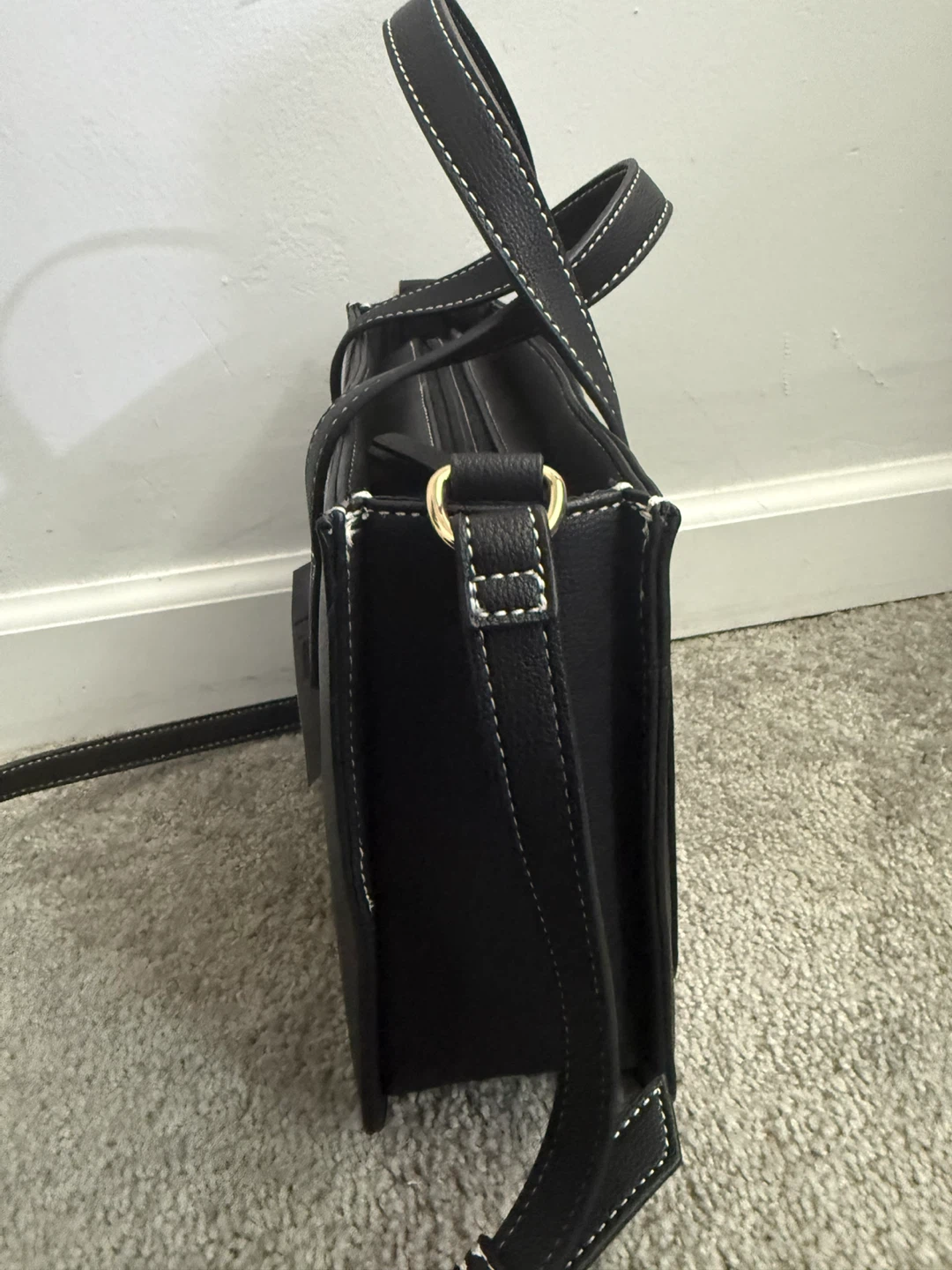 Tommy Hilfiger Black Leather Tote Handbag - photo 3