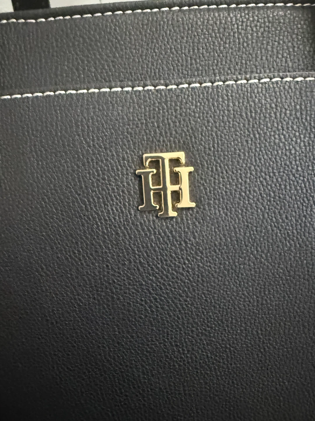 Tommy Hilfiger Black Leather Tote Handbag - photo 5