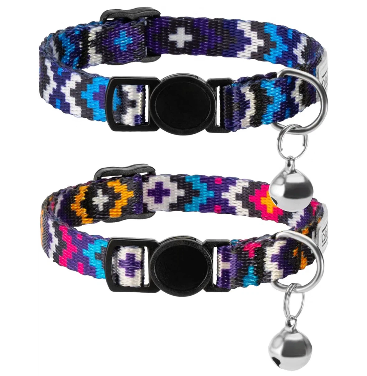 CollarDirect Cat Collar with Bell - Tribal Pattern - New in box