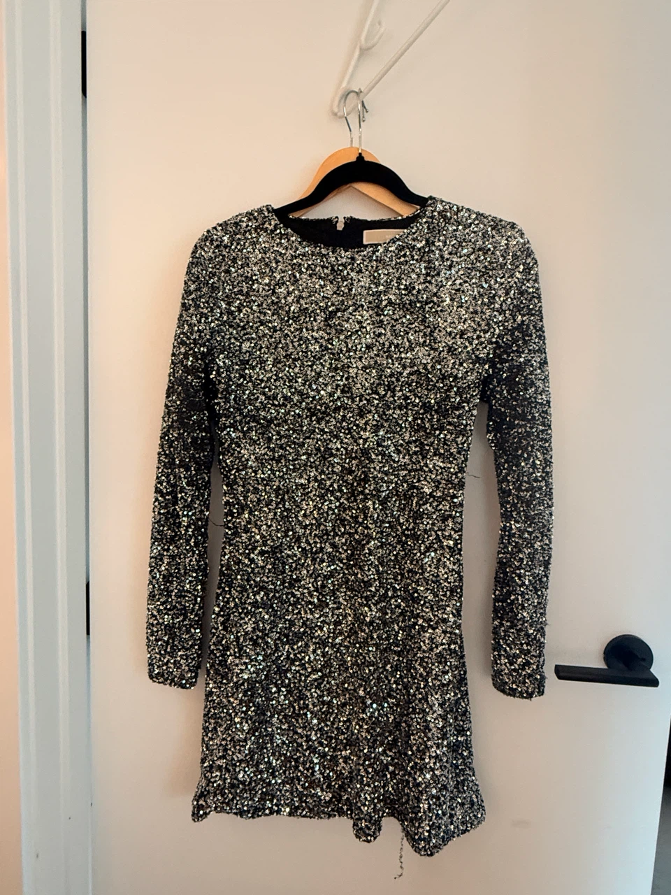 Michael Kors Sequin Long Sleeve Dress Size M - photo 2