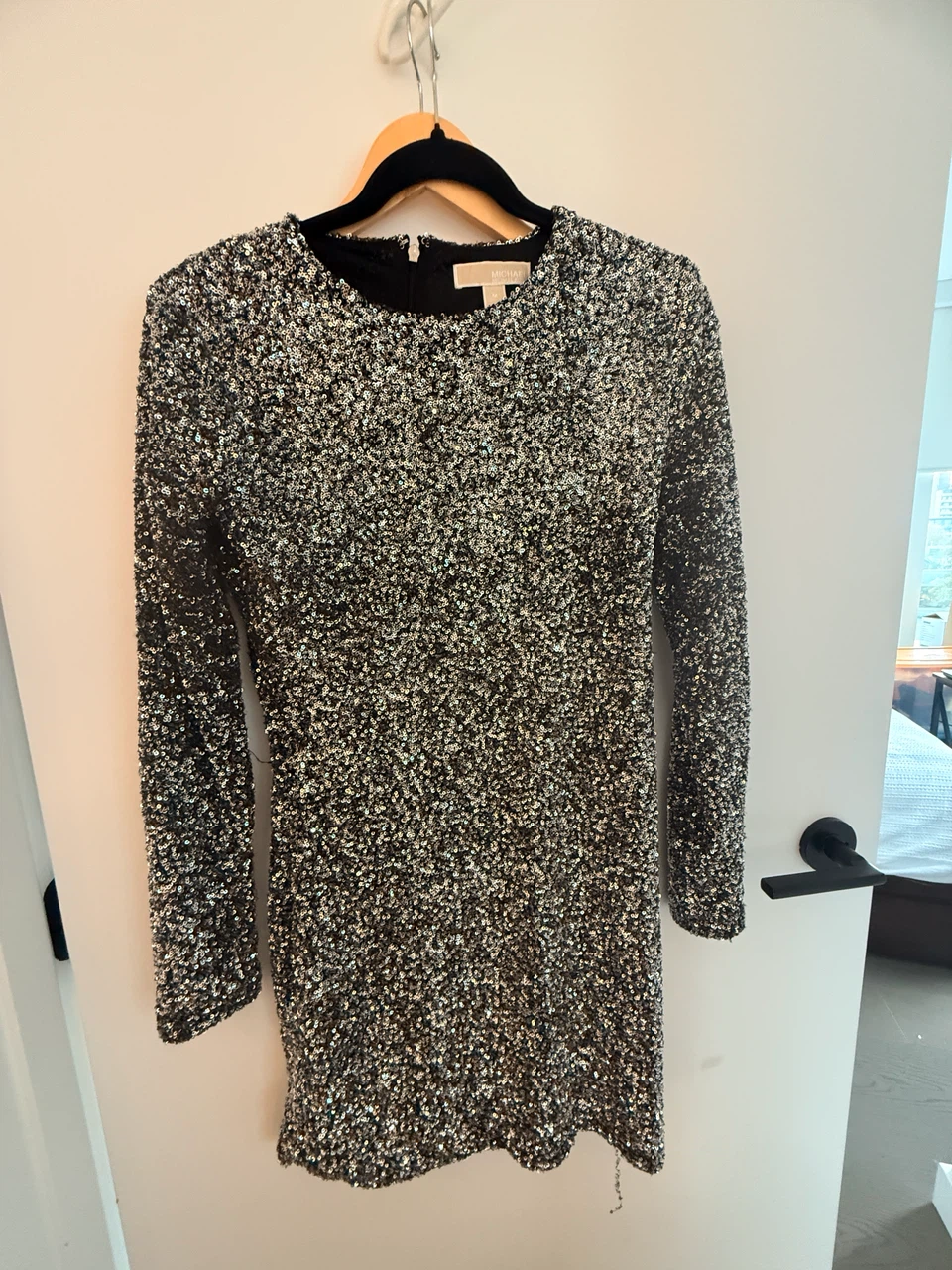 Michael Kors Sequin Long Sleeve Dress Size M - photo 4