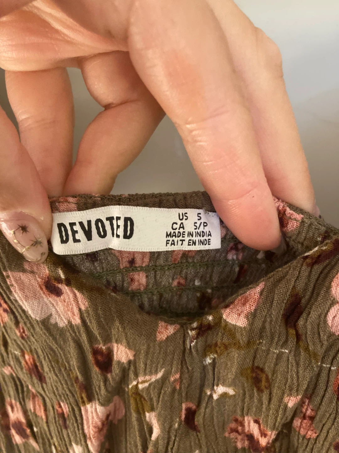 Devoted Floral Print Smocked Dress - photo 2