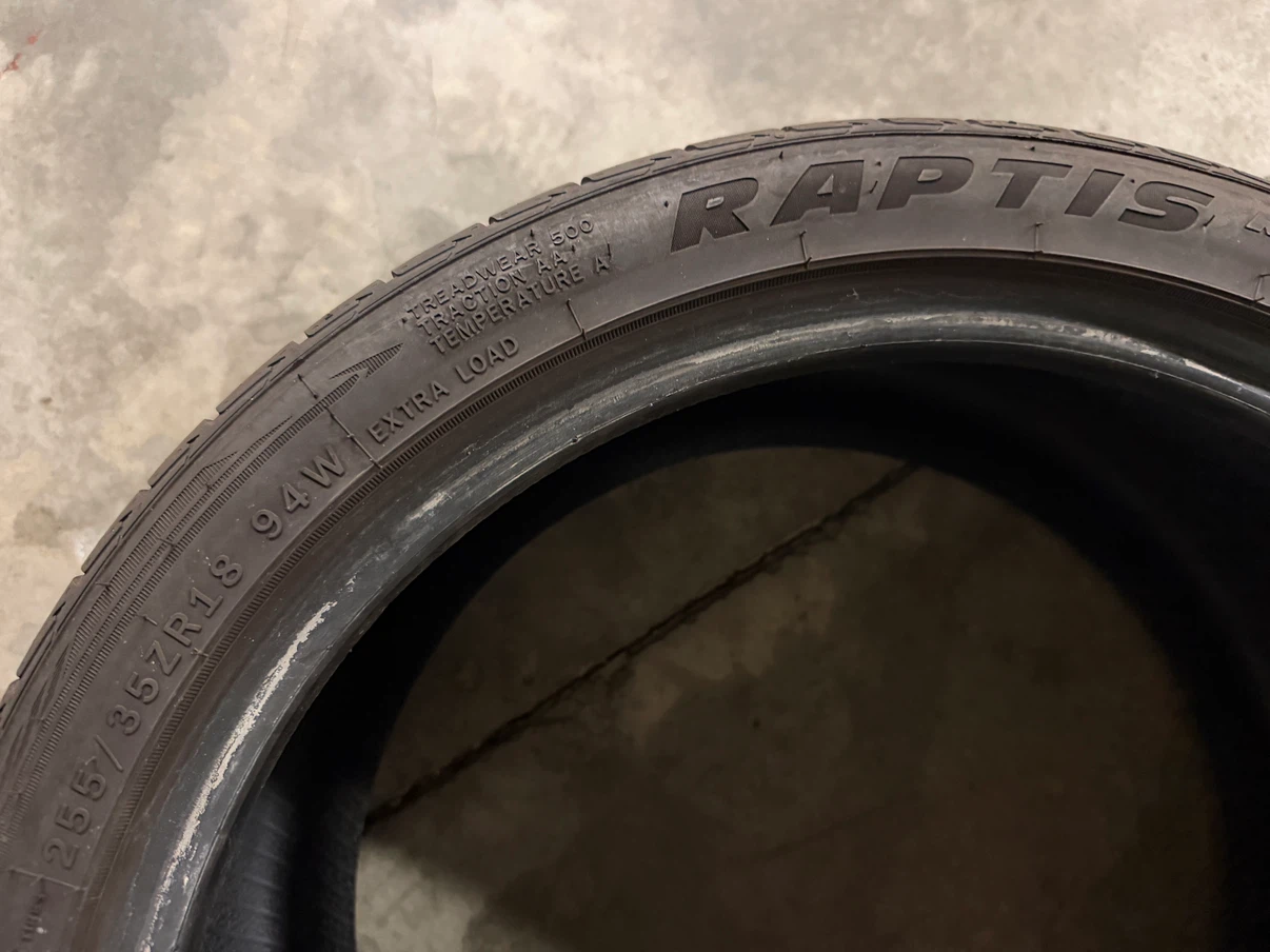Hercules Raptis R-T5 255/35ZR18 Tires - photo 3