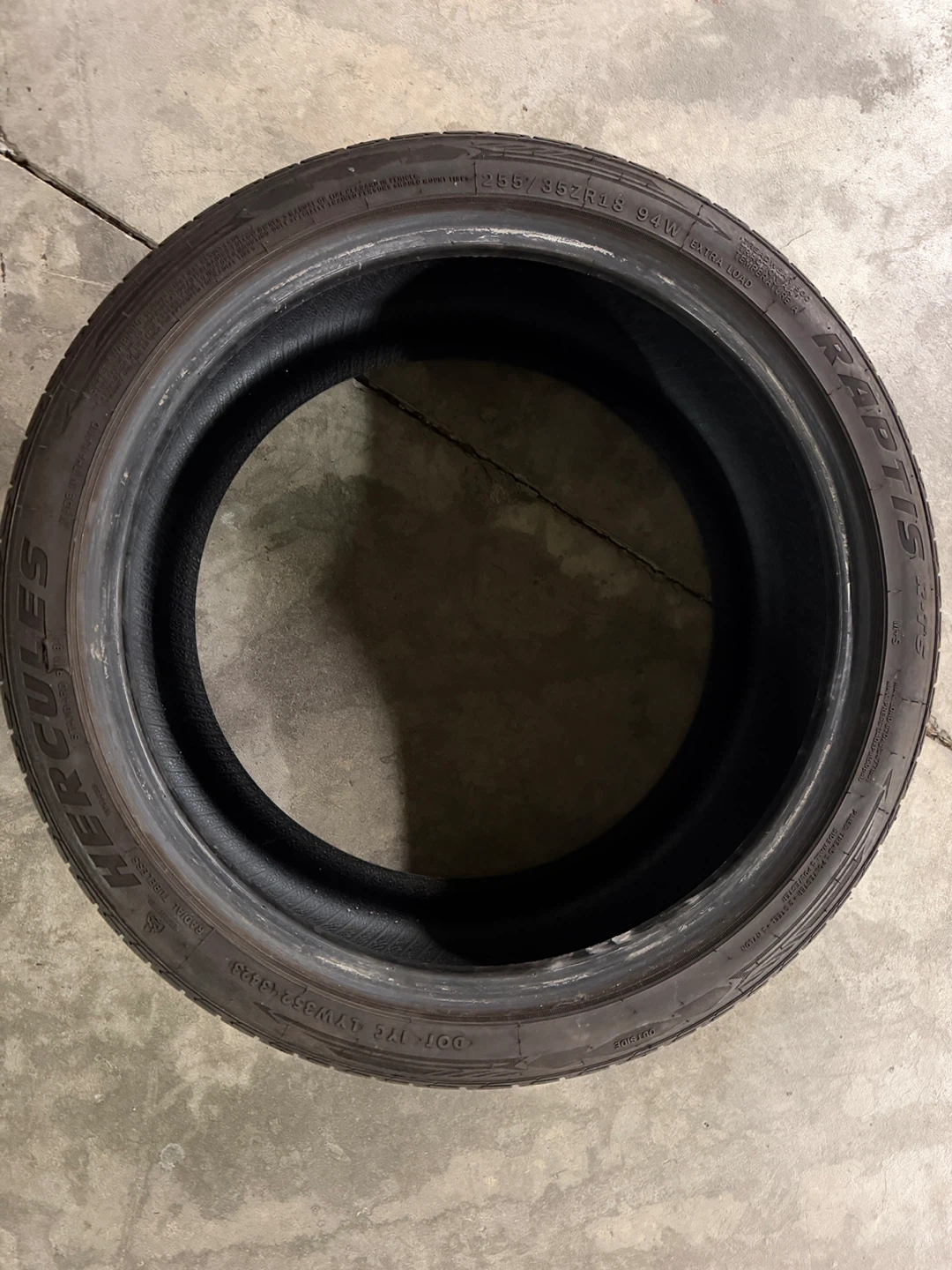 Hercules Raptis R-T5 255/35ZR18 Tires - photo 4