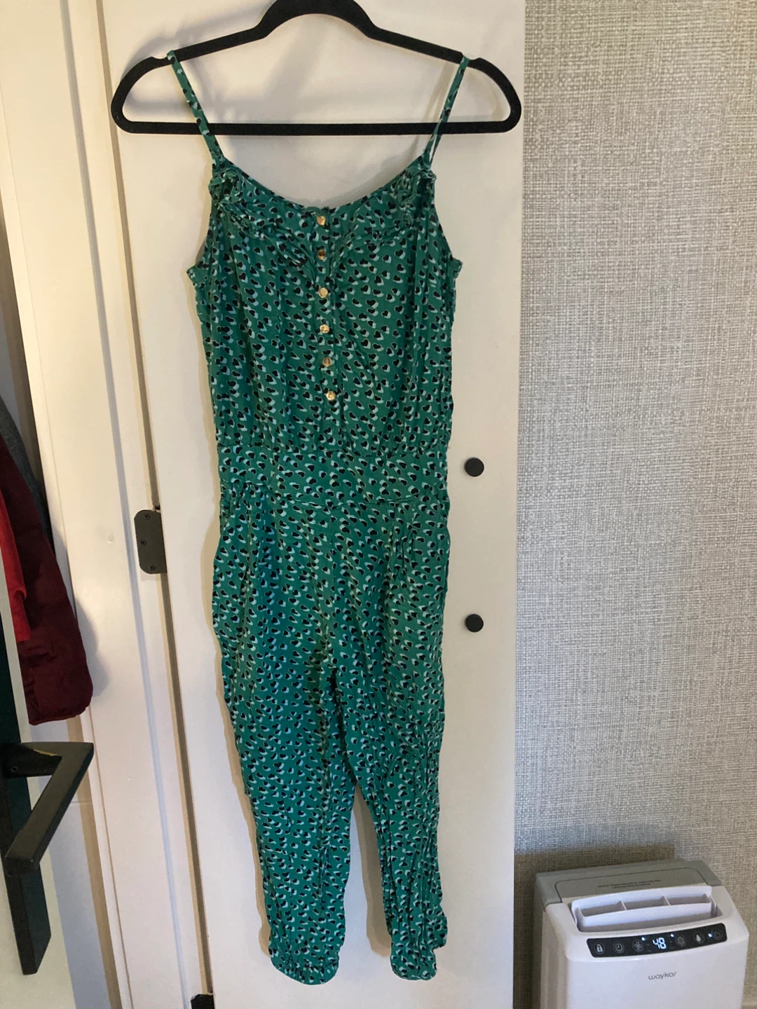 ONLY green heart print jumpsuit