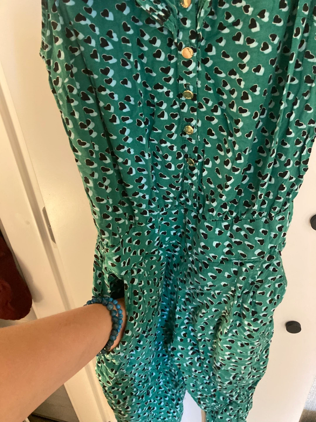 ONLY green heart print jumpsuit - photo 5