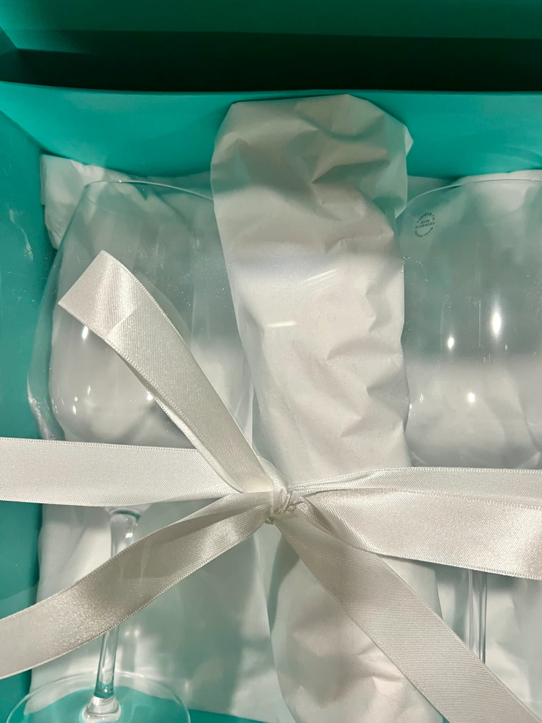 Tiffany & Co Set of 2 Wine Glasses - photo 2