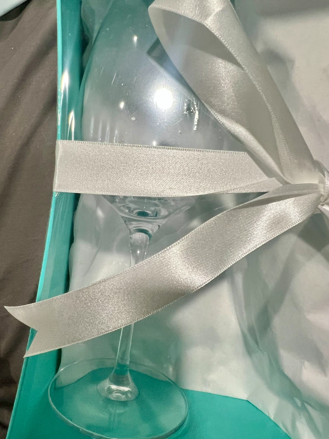 Tiffany & Co Set of 2 Wine Glasses - photo 3