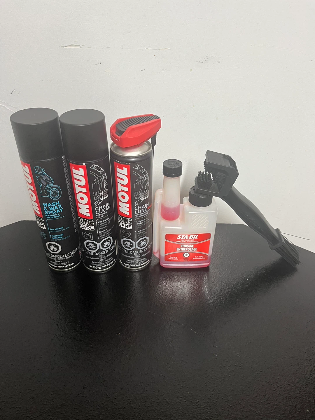 Motul Motorcycle Chain Care Kit & Sta-Bil Fuel Stabilizer - photo 2