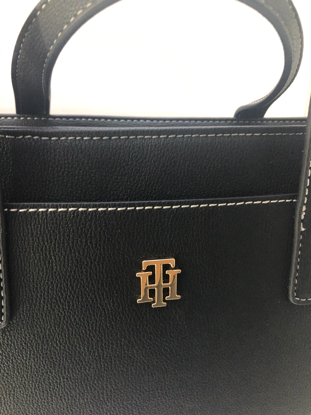 Tommy Hilfiger Black Leather Tote Bag - photo 4