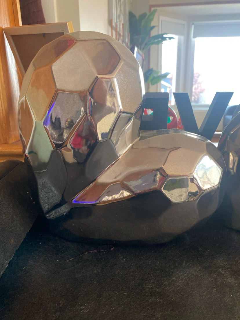 Geometric Heart Sculpture