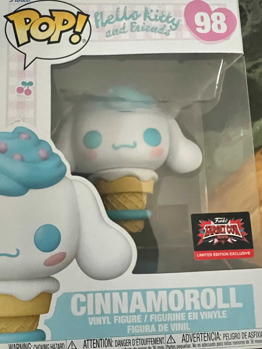 Funko Pop! Cinnamoroll Vinyl Figure #98 Target Con Exclusive