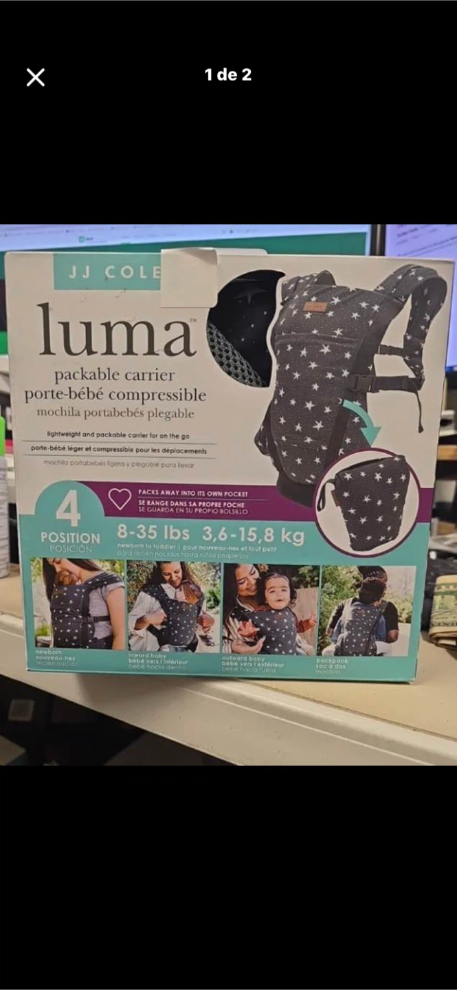 JJ Cole Luma Packable Baby Carrier