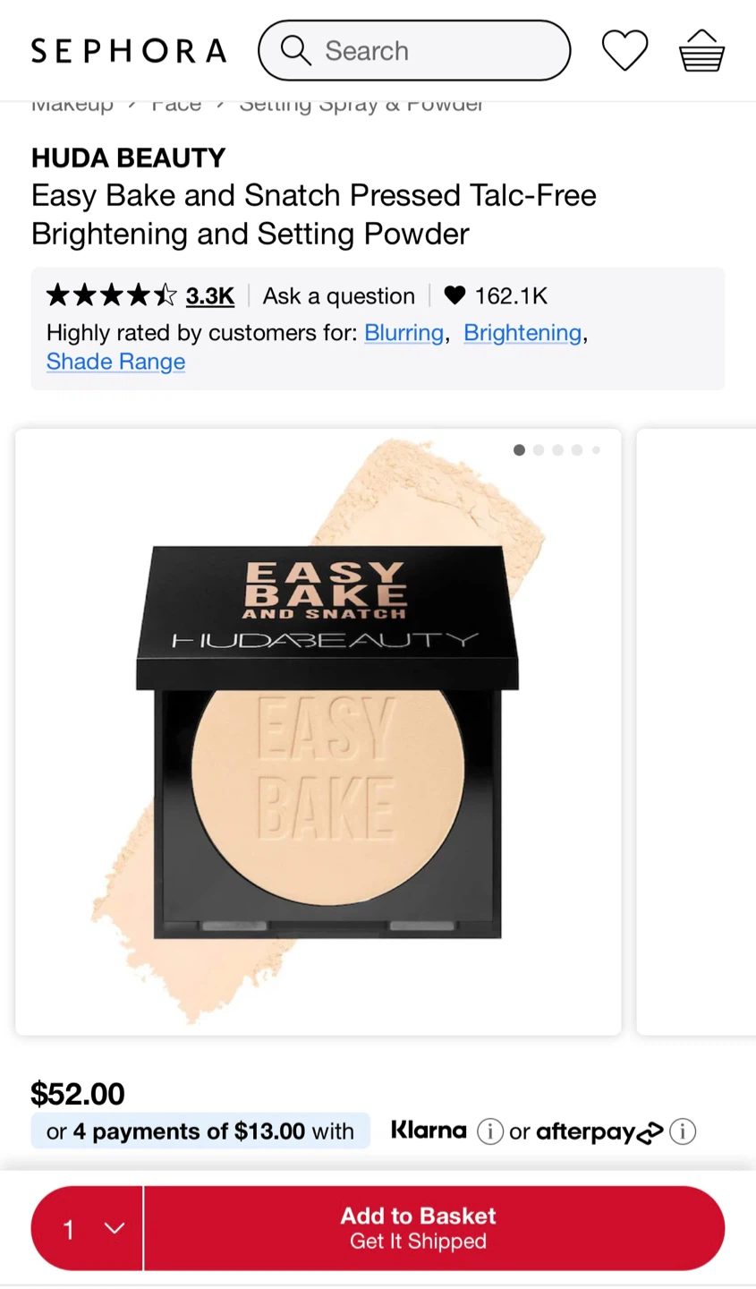 HUDA BEAUTY Easy Bake and Snatch Setting Powder - photo 2