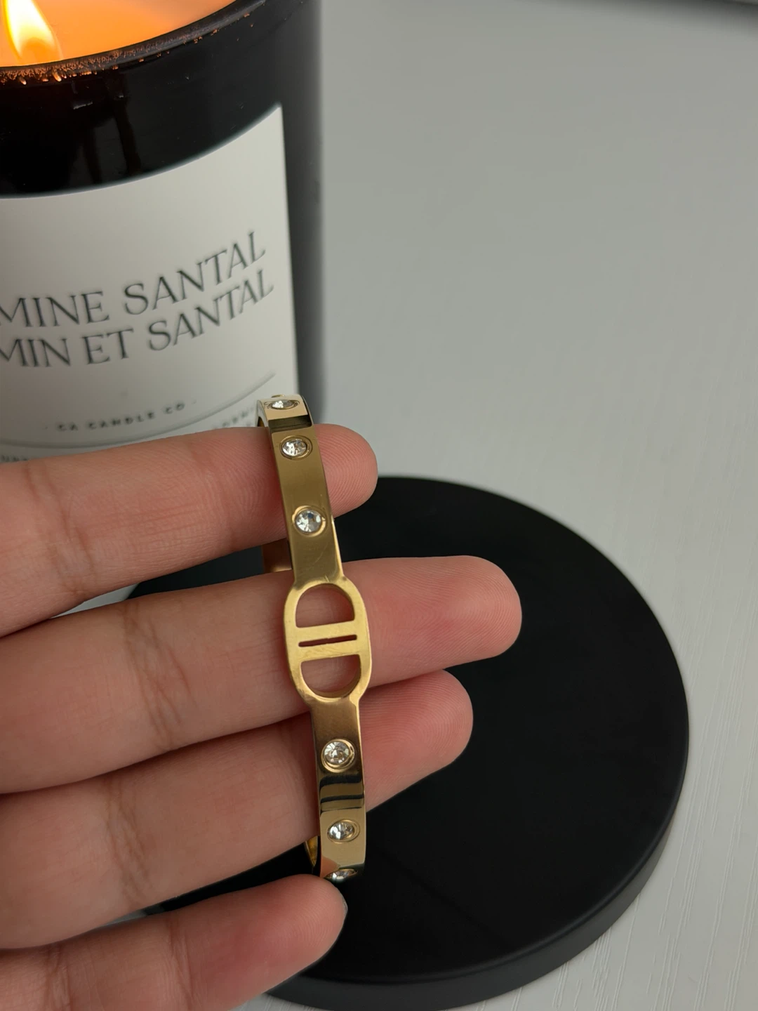 Gold Bangle Bracelet - photo 2