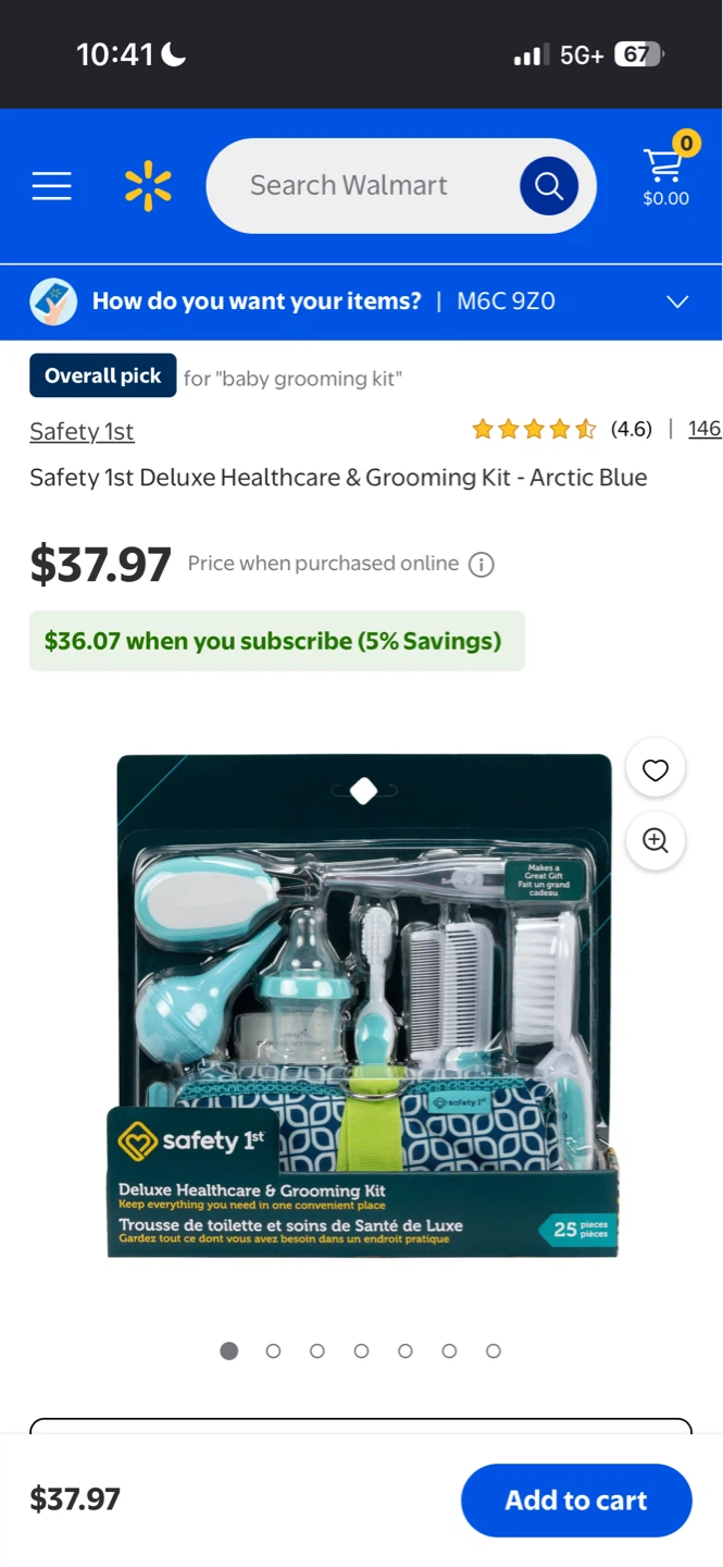 Safety 1st Deluxe Healthcare & Grooming Kit - Arctic Blue - photo 3