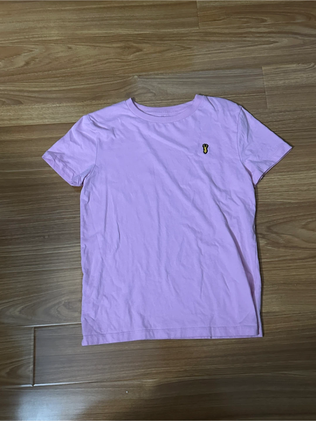 Purple T-Shirt with Embroidered Logo