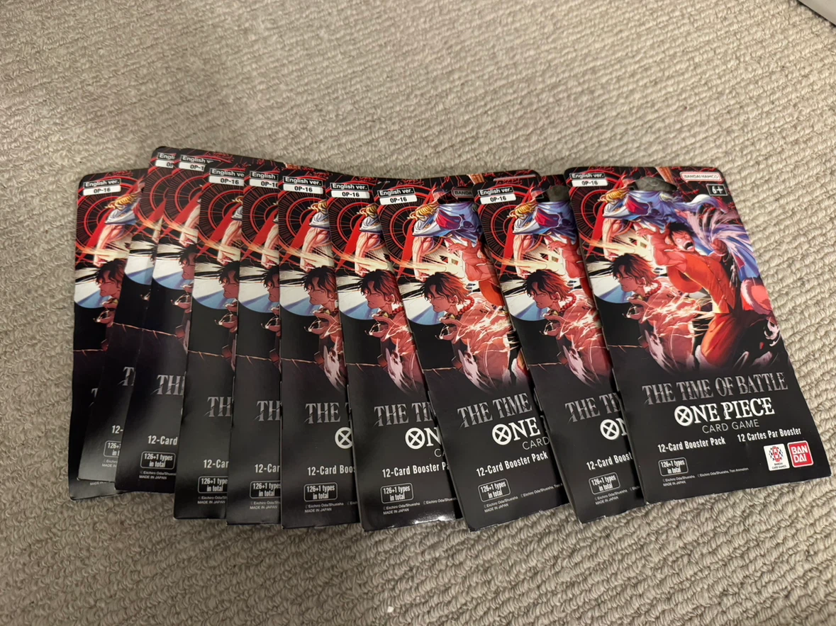 One piece op 16 time the time of battle sleeve booster pack