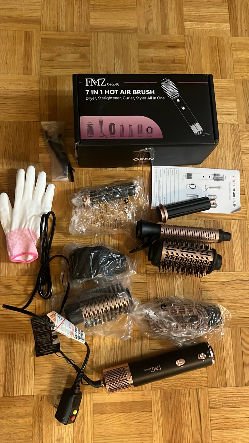 FMZ Beauty 7-in-1 Hot Air Brush Set