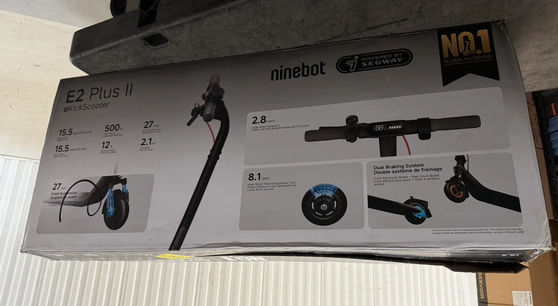 Ninebot Segway eKickScooter E2 Plus II Electric Scooter - photo 2
