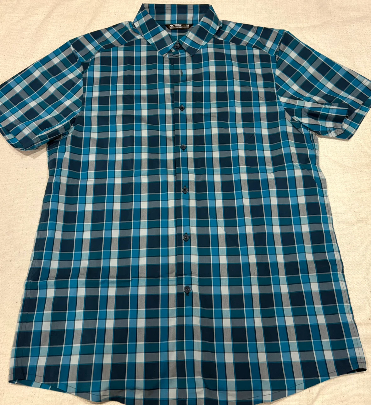Arc'teryx Men's Plaid Brohm Short Sleeve Shirt