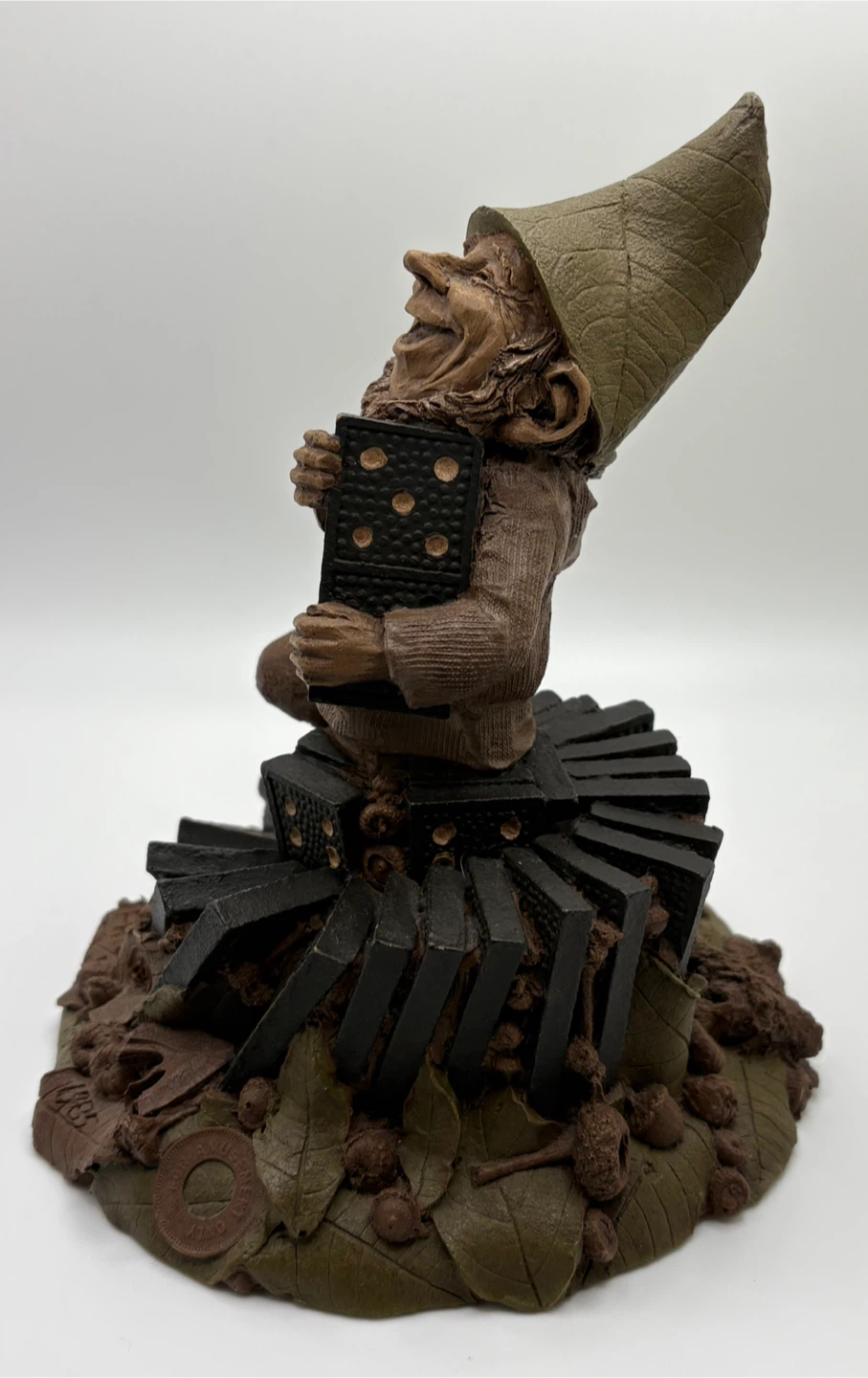 Fats Clark 1985 Gnome Domino Figurine - photo 2