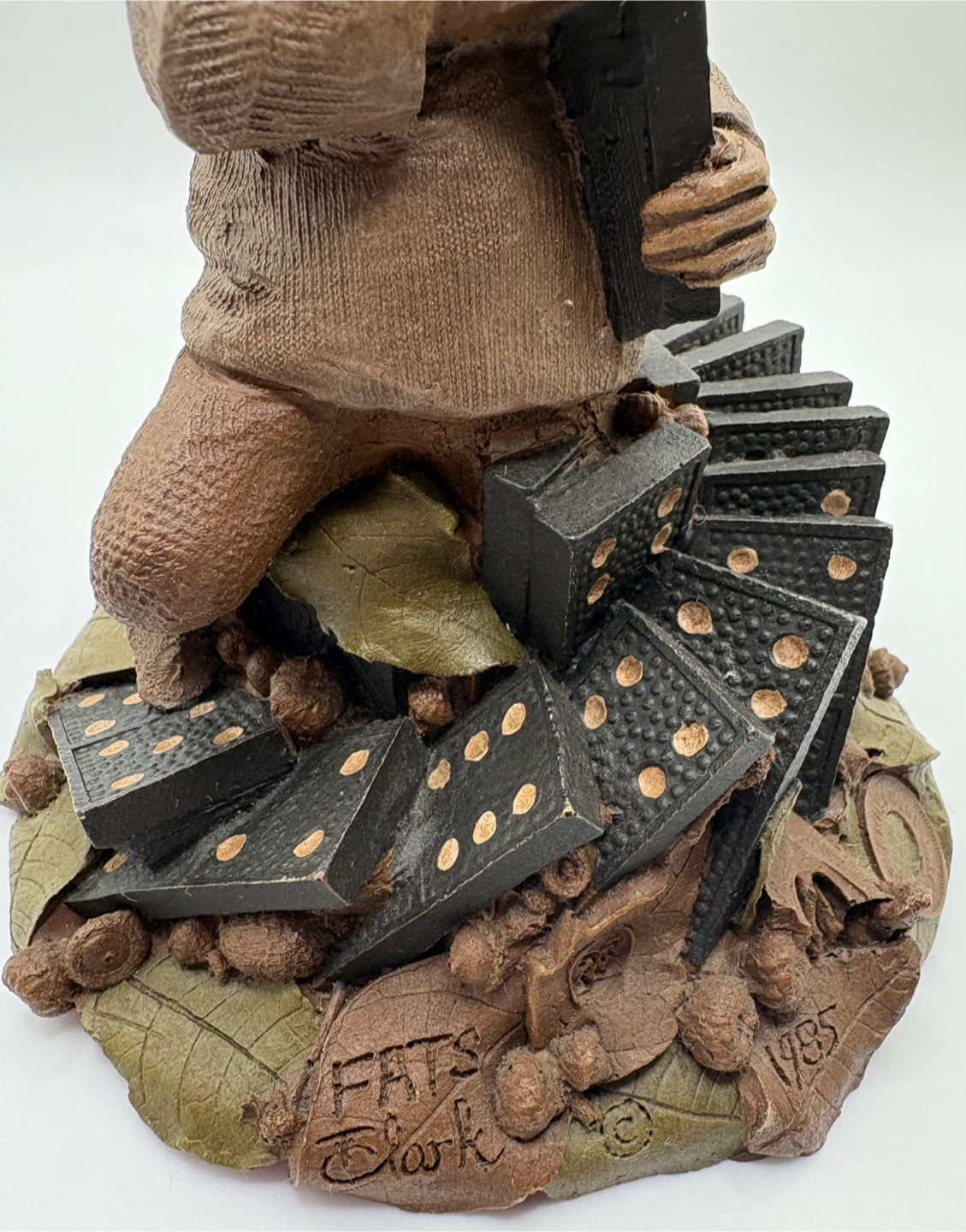 Fats Clark 1985 Gnome Domino Figurine - photo 5