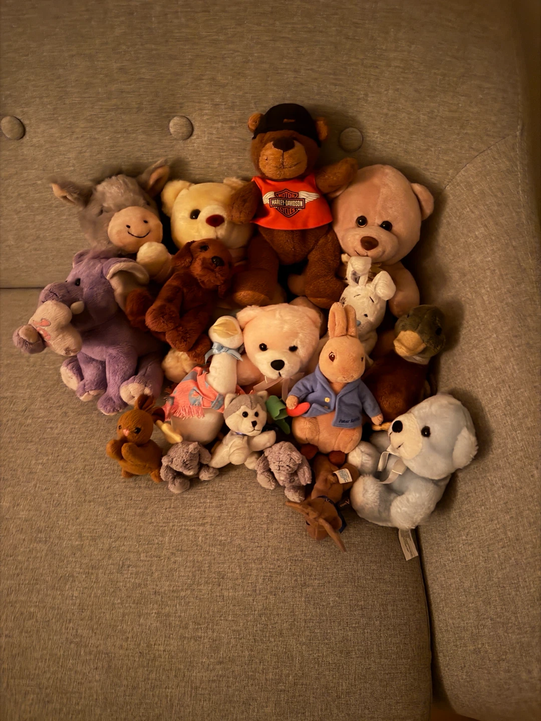 Mixed Stuffed Animals Lot