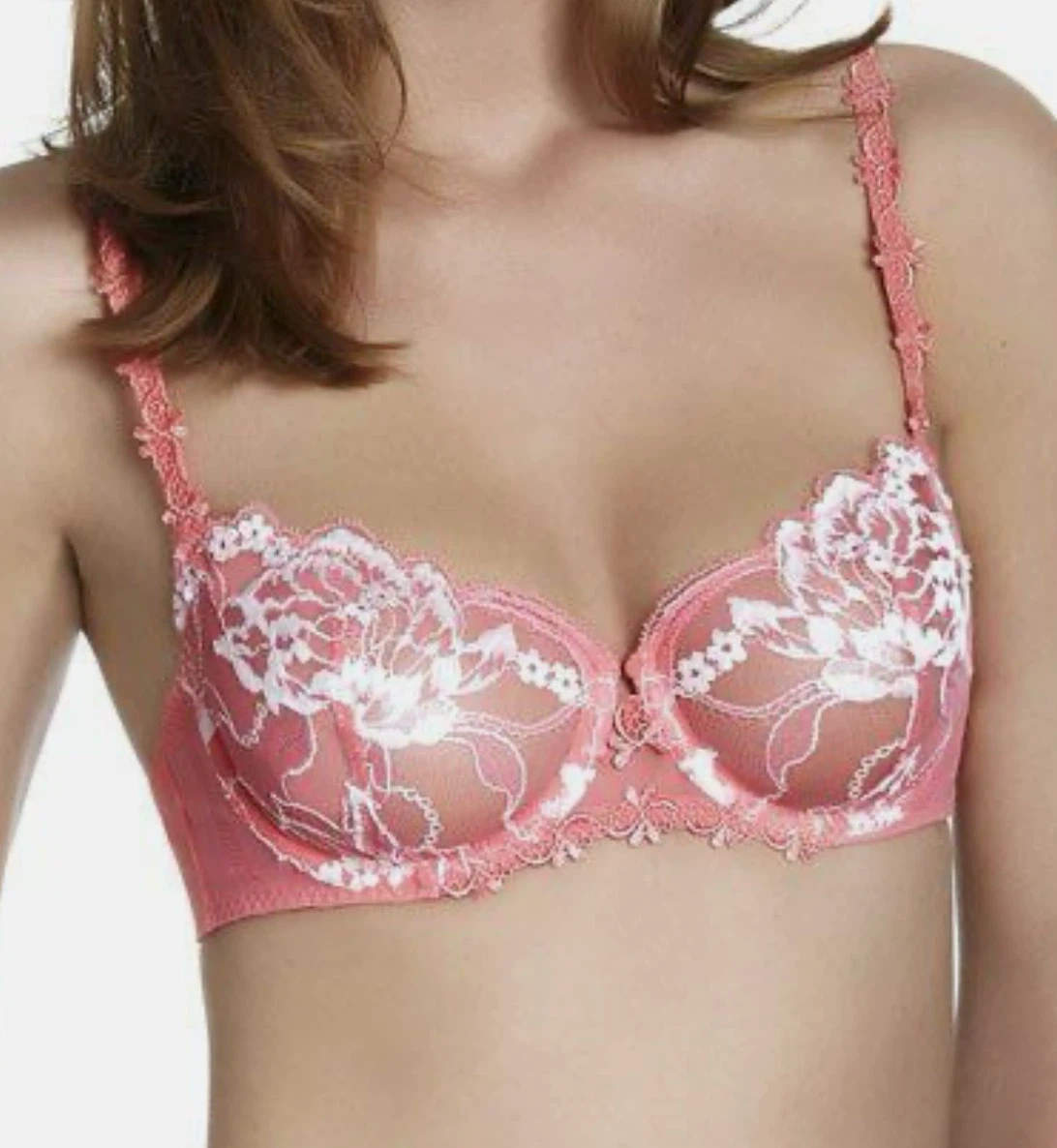 Simone Pérèle Pink Lace Bra - 32DD