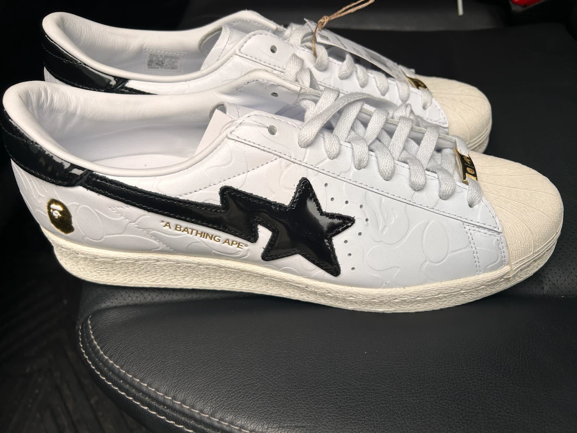 ⭐️RARE brand new ⭐️ Adidas Superstar x BAPE Sneakers