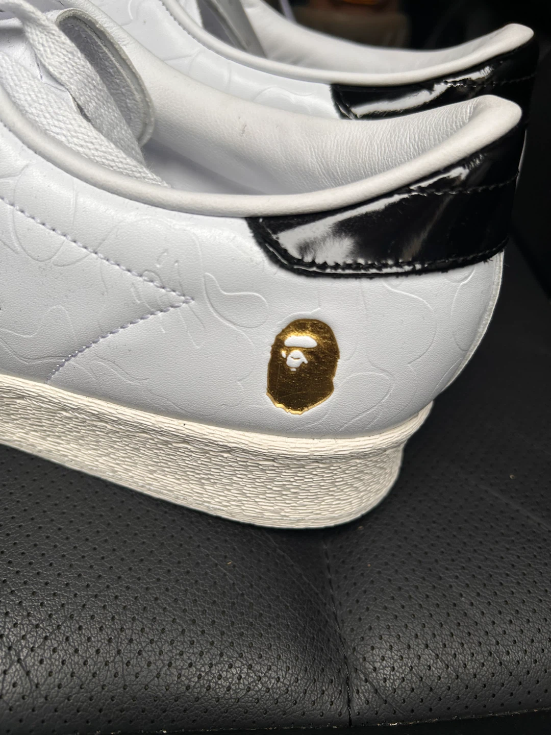 ⭐️RARE brand new ⭐️ Adidas Superstar x BAPE Sneakers - photo 2