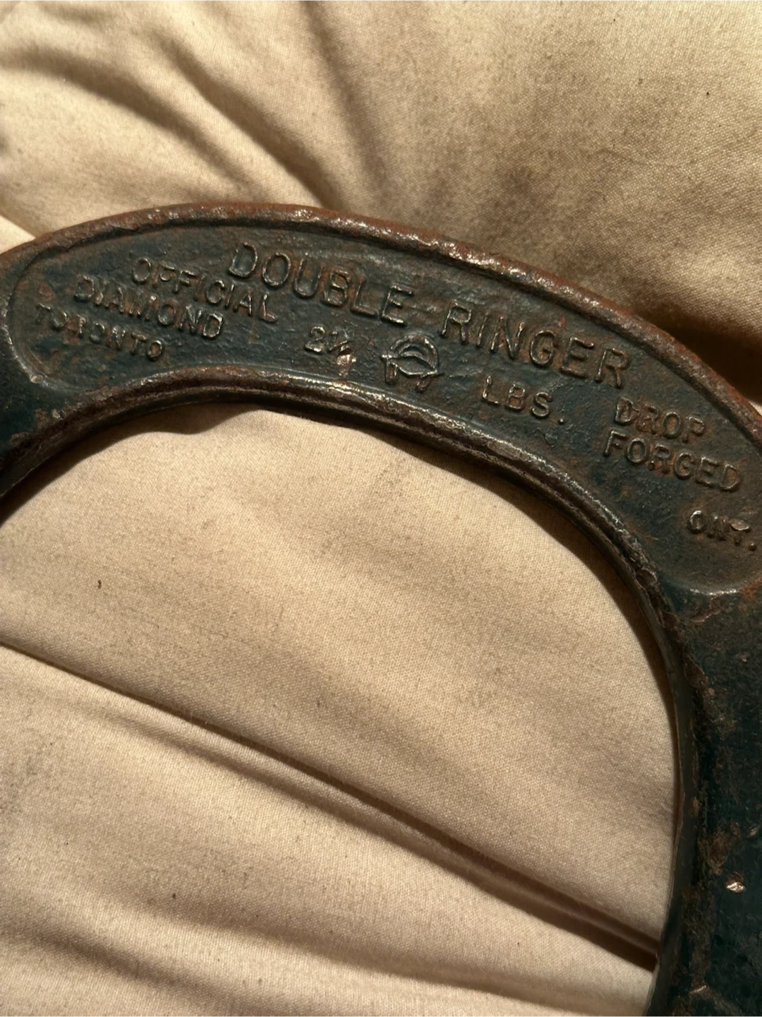 Antique Double Ringer Horseshoe - photo 2