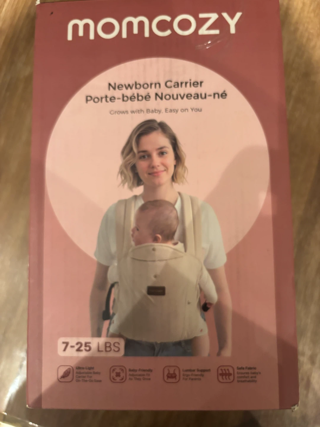 BNIB Momcozy Carrier 7-25lbs - photo 2