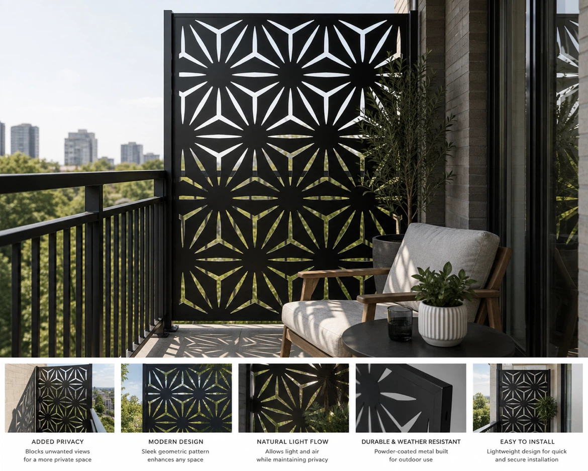 Decorative Outdoor Screen Panel