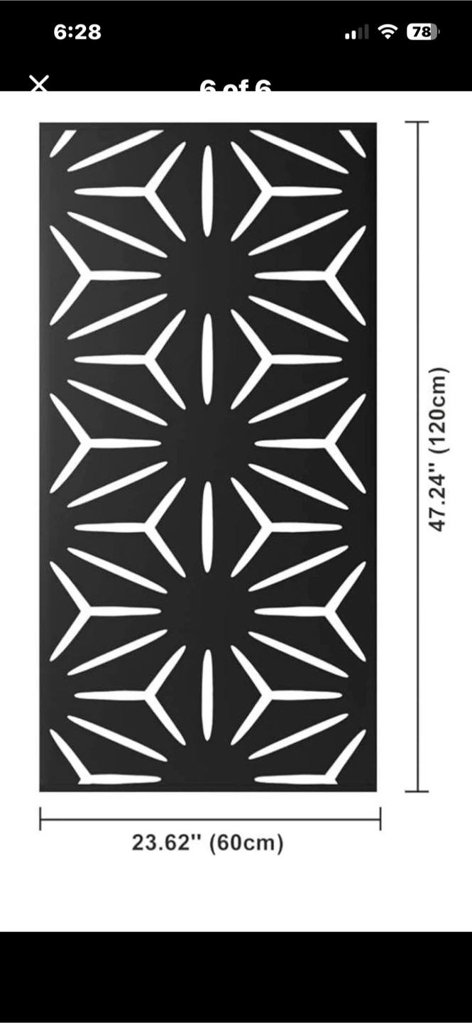Decorative Outdoor Screen Panel - photo 2