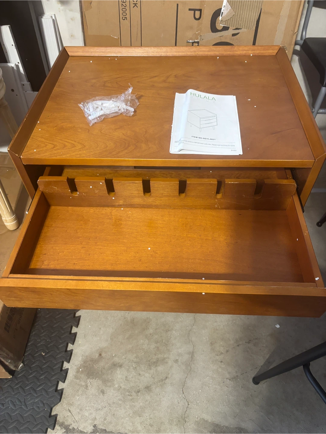 Corrigan Studio End/ bedside  Table with charging station - photo 3