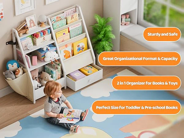 2-in-1 Organizer for Books & Toys - photo 2