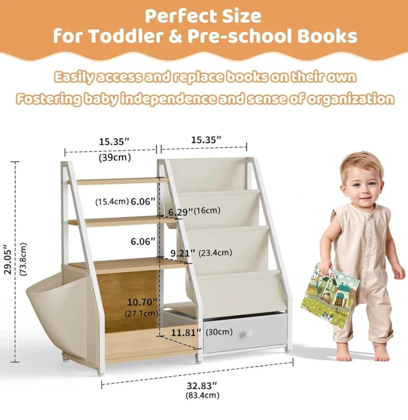 2-in-1 Organizer for Books & Toys - photo 3