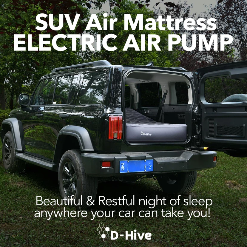 D-Hive SUV Air Mattress with Electric Pump - Grey - photo 2
