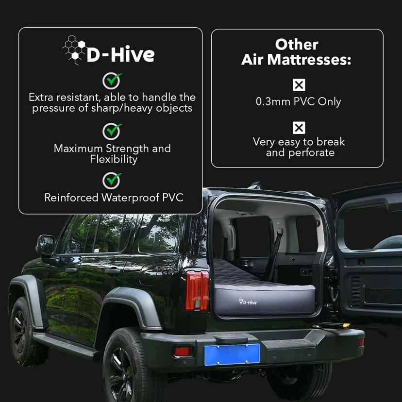 D-Hive SUV Air Mattress with Electric Pump - Grey - photo 4