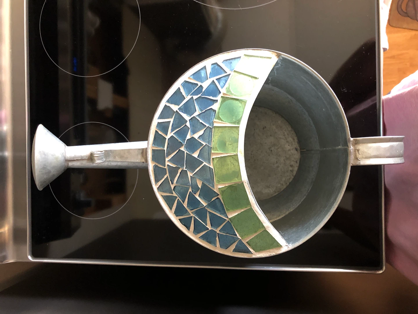Decorative Mosaic Watering Can