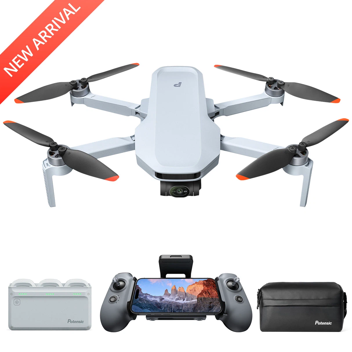 Potensic ATOM 2 Fly More Combo – 3 Batteries, Controller, Bag - photo 3