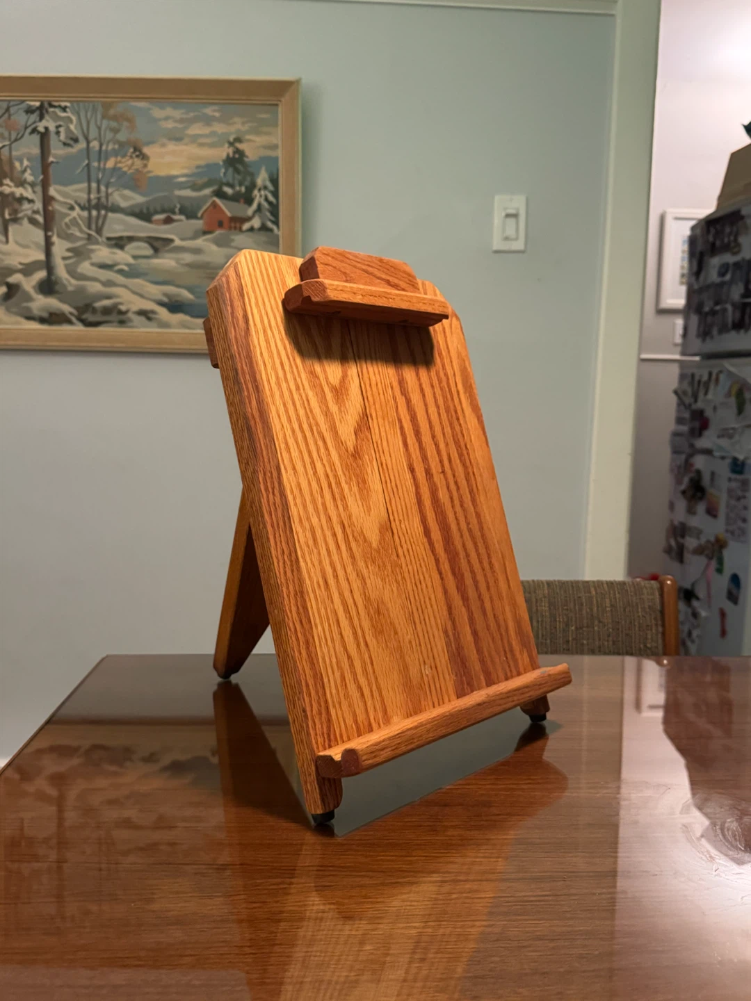 Wooden Easel Stand for Painting, or holding books and tablets
