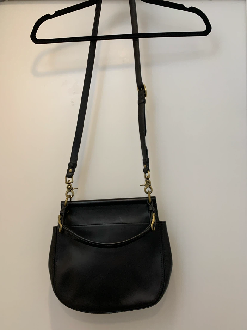 Black Leather Coach Bag - photo 5