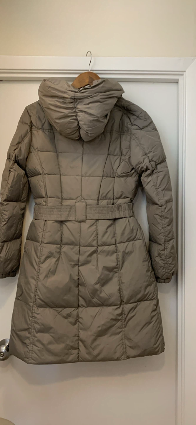 Add Down Women's Beige Puffer Coat Size 8 - photo 2