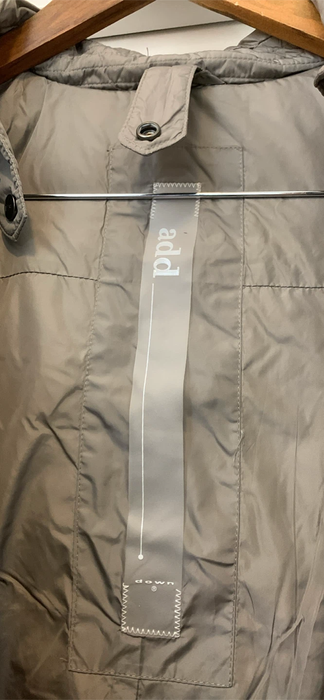 Add Down Women's Beige Puffer Coat Size 8 - photo 3