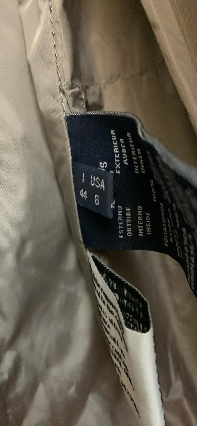 Add Down Women's Beige Puffer Coat Size 8 - photo 4