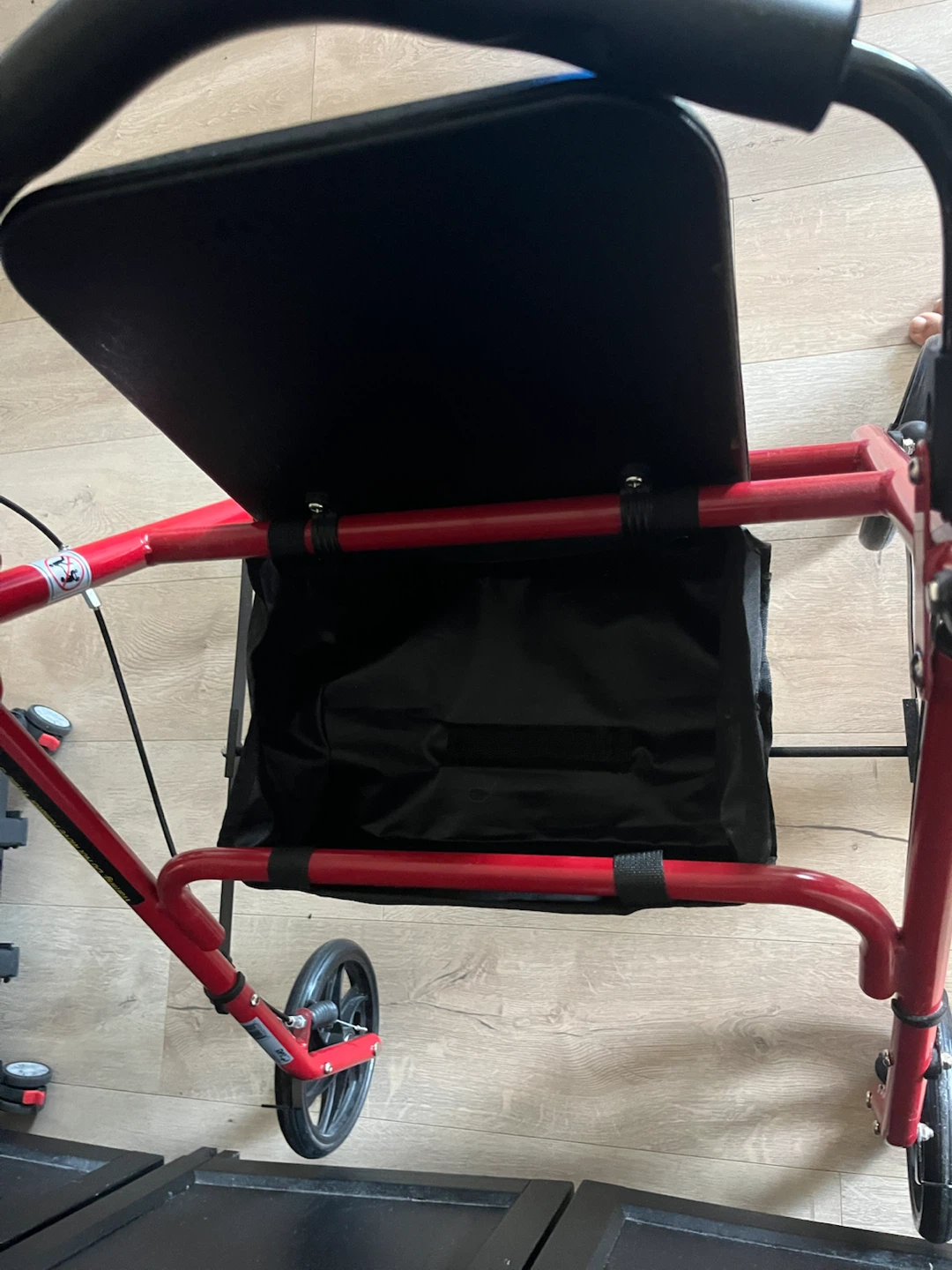 Drive Red Walker with Seat and Bag -Like New